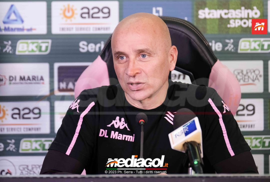 FOTO PALERMO, verso il Südtirol: Eugenio Corini in conferenza stampa (GALLERY) - immagine 3