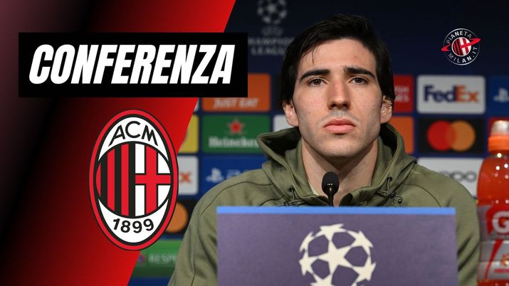 Sandro Tonali AC Milan conferenza stampa Champions League