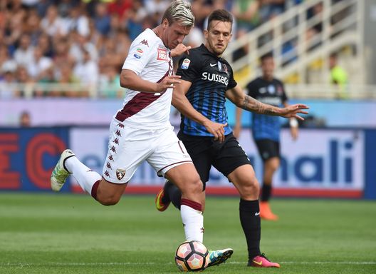 Maxi Lopez contro l'Atalanta Maxi Lopez contro l'Atalanta