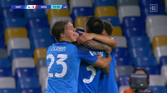 VIDEO Napoli-Monza 4-0, incornata vincente di Kim: prima rete per il coreano!- immagine 2