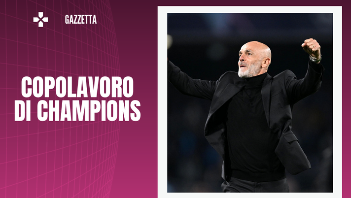 Stefano Pioli, allenatore Milan, dopo la partita con il Napoli