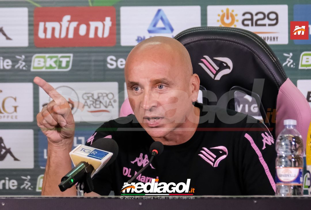 FOTO PALERMO, verso il Pisa: la conferenza di mister Corini (Gallery)- immagine 1