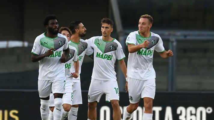 Esultanza di Djuricic in Verona-Sassuolo (Getty Images) 