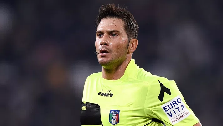 L'arbitro Fabrizio Pasqua (credits: GETTY Images)
