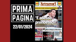 Prima pagina Tuttosport: L’allarme di Maignan, la follia di Salerno