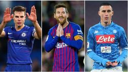 La Top 20 dei giocatori più utilizzati in Europa dal 2014: Callejon stakanovista