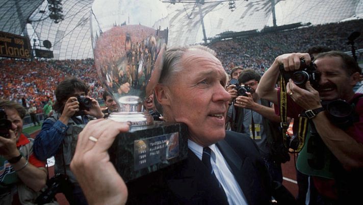 GERMANY - JUNE 26:  EM 1988  Rinus Michels (Photo by Bongarts/Getty Images) 