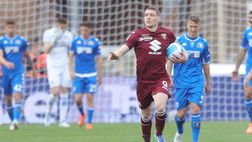 Le pagelle di Empoli-Torino 1-3: Belotti, altra pagina di storia. Male Berisha