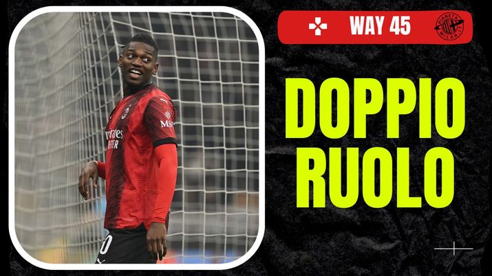 esultanza gol Rafael Leao AC Milan Milan-Rennes 3-0 Europa League 2023-2024