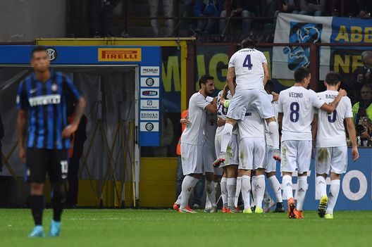 La Fiorentina festeggia in casa dell'Inter: l'anno scorso finì 1-4 La Fiorentina festeggia in casa dell'Inter: l'anno scorso finì 1-4