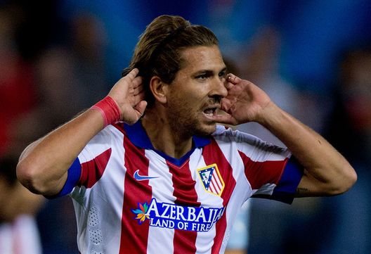 Alessio Cerci con la maglia dell'Atletico Madrid Alessio Cerci con la maglia dell'Atletico Madrid