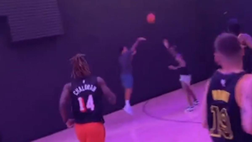 Tomori e Abraham, sfida a colpi di canestro: ecco com’è andata | VIDEO