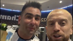 Argentina campione, la festa del Papu Gomez nello spogliatoio (video)