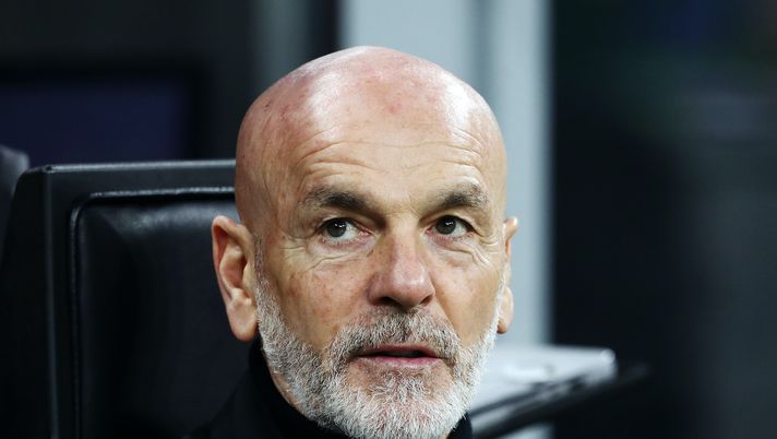 Stefano Pioli (allenatore AC Milan), qui durante Milan-Roma 3-1 (Serie A 2023-2024) | News (Getty Images) Stefano Pioli AC Milan Milan-Roma 3-1 Serie A 2023-2024