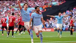 Gundogan due volte e il Manchester City batte lo United e alza la FA Cup