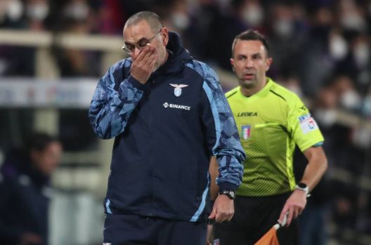 GERMOGLI PH: 5 FEBBRAIO 2022 FIRENZE STADIO ARTEMIO FRANCHI CAMPIONATO SERIE A TIM FIORENTINA VS LAZIO NELLA FOTO SARRI GERMOGLI PH: 5 FEBBRAIO 2022 FIRENZE STADIO ARTEMIO FRANCHI CAMPIONATO SERIE A TIM FIORENTINA VS LAZIO NELLA FOTO SARRI