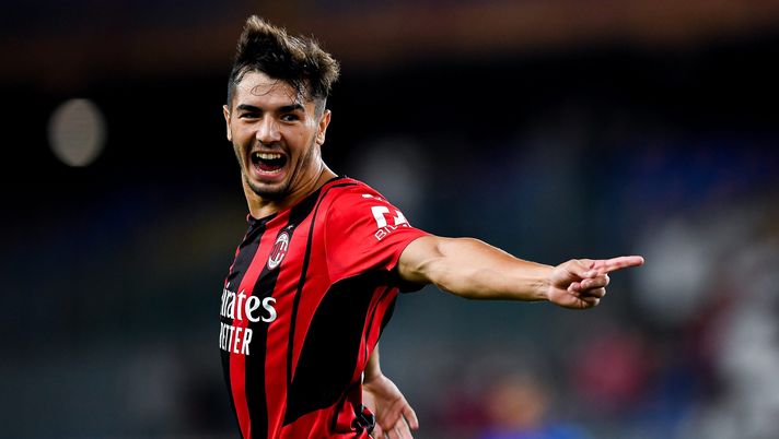 Brahim Diaz, trequartista rossonero, esulta dopo il gol messo a segno durante Sampdoria-Milan | Serie A News (Getty Images) 