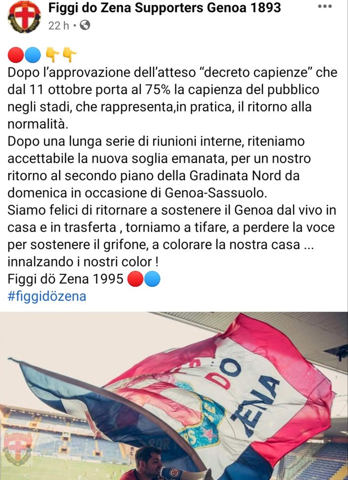 Genoa, riecco i tifosi: i figli dello “Zena” tornano a Marassi…- immagine 2