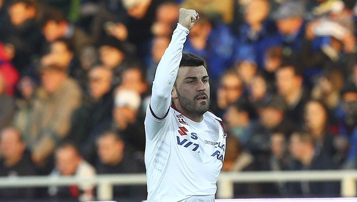 Cesare Bovo, suo il gol vittoria contro l'Atalanta di Reja 