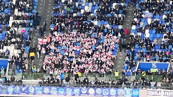 FOTO Napoli-Lazio, quanti georgiani al “Maradona” per sostenere Kvaratskhelia- immagine 2