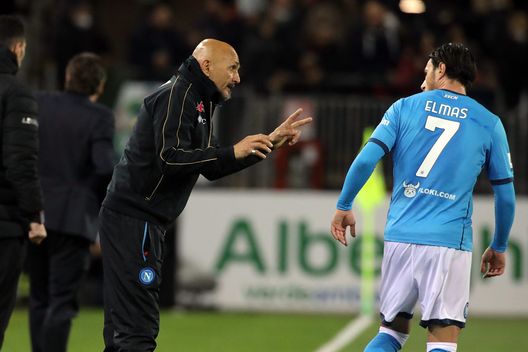 Spalletti, Elmas (Photo by Enrico Locci/Getty Images) spalletti napoli