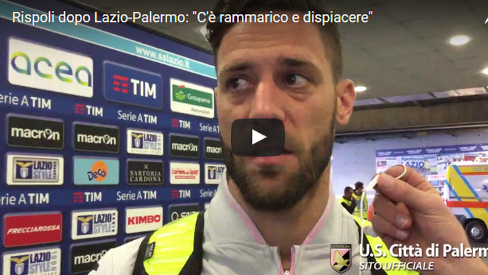 VIDEO Rispoli: &#8220;I tifosi del Palermo non meritano questo&#8221; 