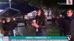 VIDEO Empoli-Fiorentina, giornalista molestata in diretta tv: indaga la polizia