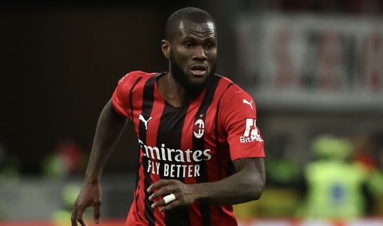 Franck Kessié (centrocampista AC Milan) durante Milan-Udinese 1-1 (Serie A 2021-2022) | News (Getty Images) Franck Kessié AC Milan