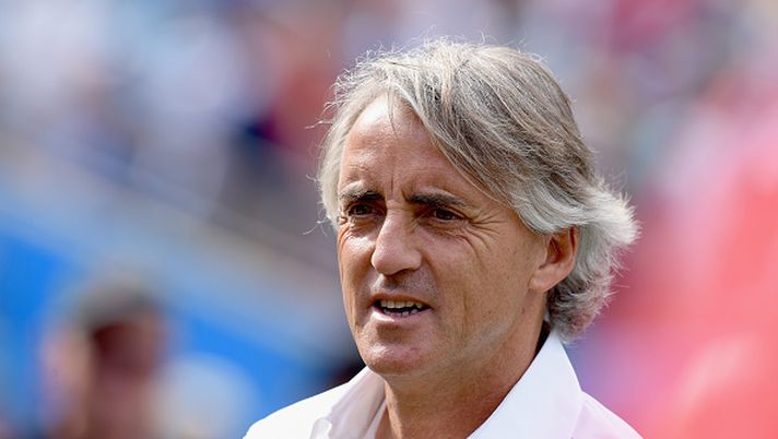 CHARLOTTE, NC - JULY 30: Head coach FC Internazionale Roberto Mancini looks on prior to the International Champions Cup 2016 match between FC Internazionale and Bayern Munich at Bank of America Stadium on July 30, 2016 in Charlotte, North Carolina. (Photo by Claudio Villa - Inter/Getty Images) 