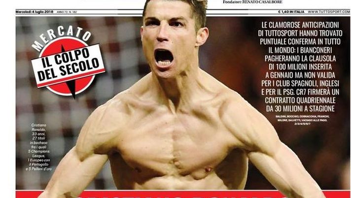 Prima Pagina, Tuttosport: “A un passo dalla Juve. L’Inghilterra cancella la maledizione rigori. Mahrez-City…”  Prima Pagina, Tuttosport: “A un passo dalla Juve. L’Inghilterra cancella la maledizione rigori. Mahrez-City…”