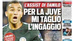 EDICOLA / TS: Lukaku, intrigo con Inter e Napoli. Danilo, per la Juve mi taglio ingaggio