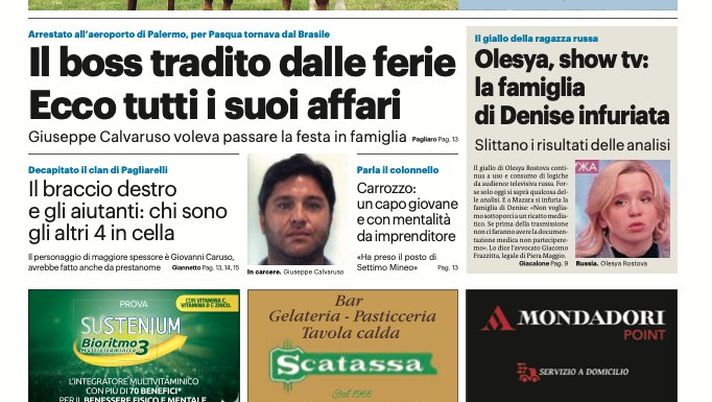 Prima Pagina, Giornale di Sicilia: “Ombra rossa su Palermo. Il bomber Lucca ora piace anche in Serie A” 