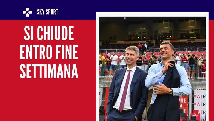 Paolo Maldini e Frederic Massara, dirigente del Milan, stanno trattando il rinnovo