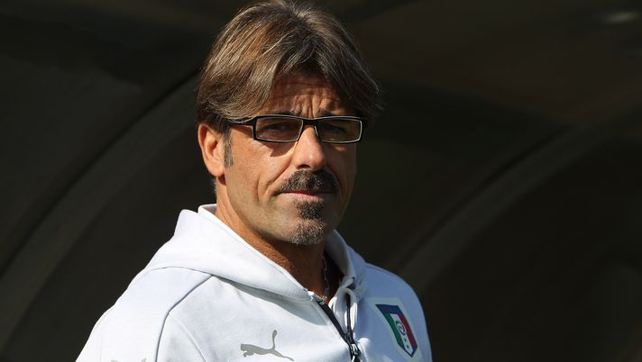 SEREGNO, ITALY - OCTOBER 11:  Italy coach Alberigo Evani looks on before the Four Nations tournament match between Italy U20 and Switzerland U20 on October 11, 2016 in Seregno, Italy.  (Photo by Marco Luzzani/Getty Images) 