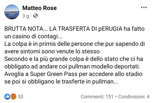 Al derby umbro in pullman: tifosi Ternana, decine di contagi “Ci avete obbligati…”- immagine 2