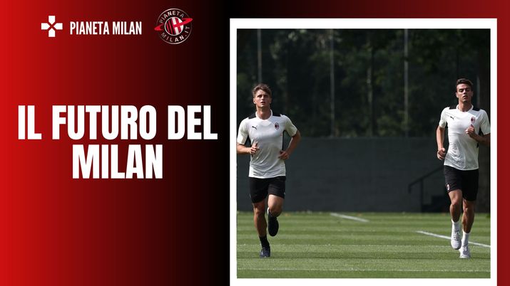 Lorenzo Colombo Daniel Maldini calciatori Milan