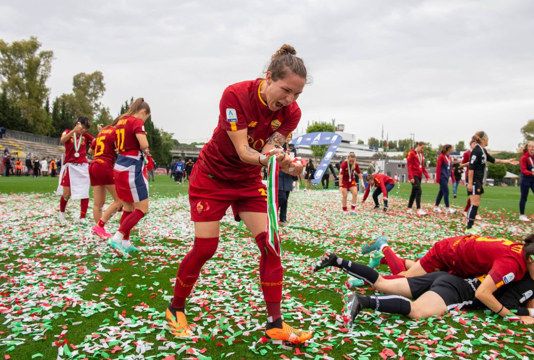 Roma Femminile Campione d’Italia, la premiazione – FOTO GALLERY - immagine 17