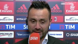 De Zerbi: “Anche con l’Inter superiori, il Milan era stanco. Su Sandro…”