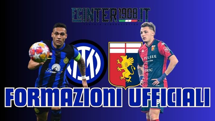 Inter-Genoa, le formazioni UFFICIALI: dal 1’ Carlos Augusto e Sanchez - immagine 1