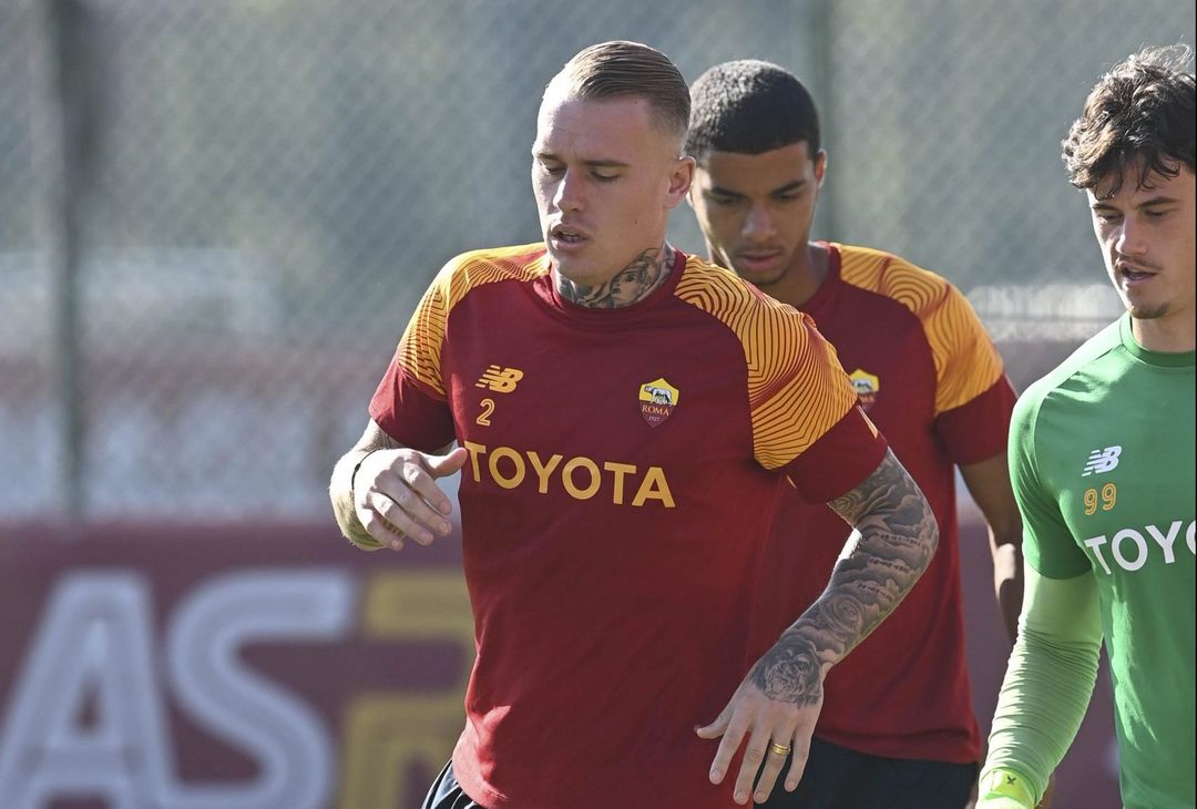 Trigoria, ripresa in vista della Samp: in campo Zaniolo e Karsdorp – FOTO GALLERY - immagine 11