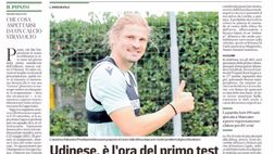 MV: “Udinese, è l’ora del primo test l’occasione per vedere Proedl”