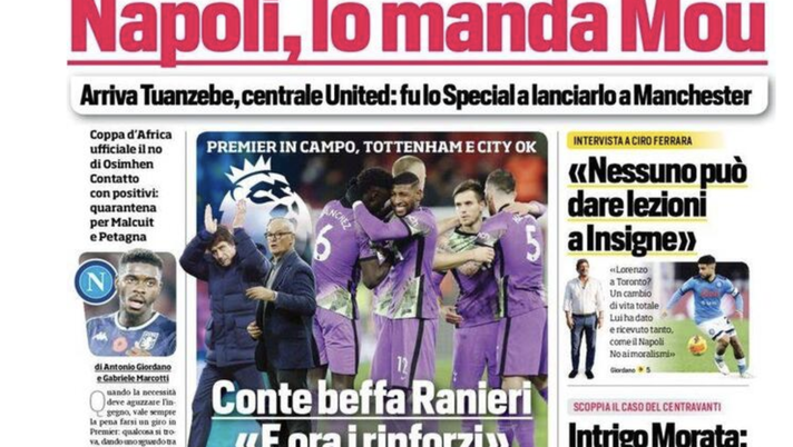 IL NAPOLI SUI MEDIA – Le prime pagine dei giornali di oggi 02 GENNAIO 2022 IL NAPOLI SUI MEDIA – Le prime pagine dei giornali di oggi 02 GENNAIO 2022 - immagine 1