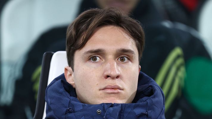 ALLIANZ STADIUM, TORINO, ITALY - 2023/01/19: Federico Chiesa of Juventus Fc looks on during the Coppa Italia football match between Juventus Fc and Ac Monza. Juventus Fc wins 2-1 over Ac Monza. (Photo by Marco Canoniero/LightRocket via Getty Images) Gazzetta: “Chiesa infastidito per il cambio, battibecco con Allegri con la Fiorentina” - immagine 1