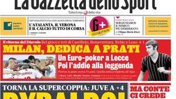 GAZZETTA DELLO SPORT – La prima pagina di oggi, 23 giugno 2020