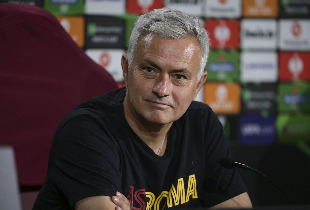 Roma, la conferenza stampa di Mourinho durante il Uefa Media Day – FOTO GALLERY - immagine 8