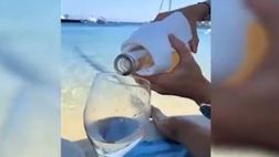 VIDEO / Per Borriello un sommelier d’eccezione in spiaggia