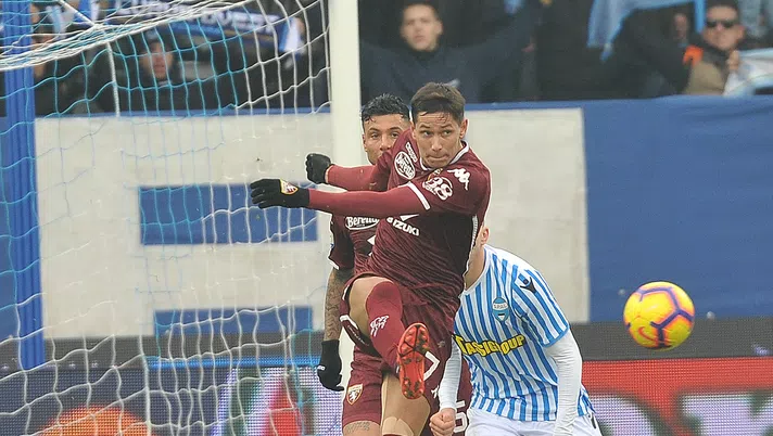 FERRARA, ITALY - FEBRUARY 03:  Sasa Lukic of Torino FC in action during the Serie A match between SPAL and Torino FC at Stadio Paolo Mazza on February 03, 2019 in Ferrara, Italy. (Photo by Mario Carlini / Iguana Press/Getty Images)