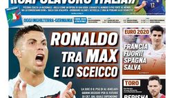 Prima Pagina, Tuttosport: “Ronaldo tra Max e lo sceicco. La Juve o il Psg”