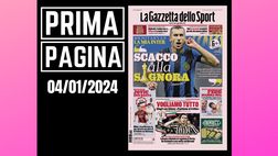 Prima pagina Gazzetta dello Sport: “Mkhitaryan, scacco alla Signora”