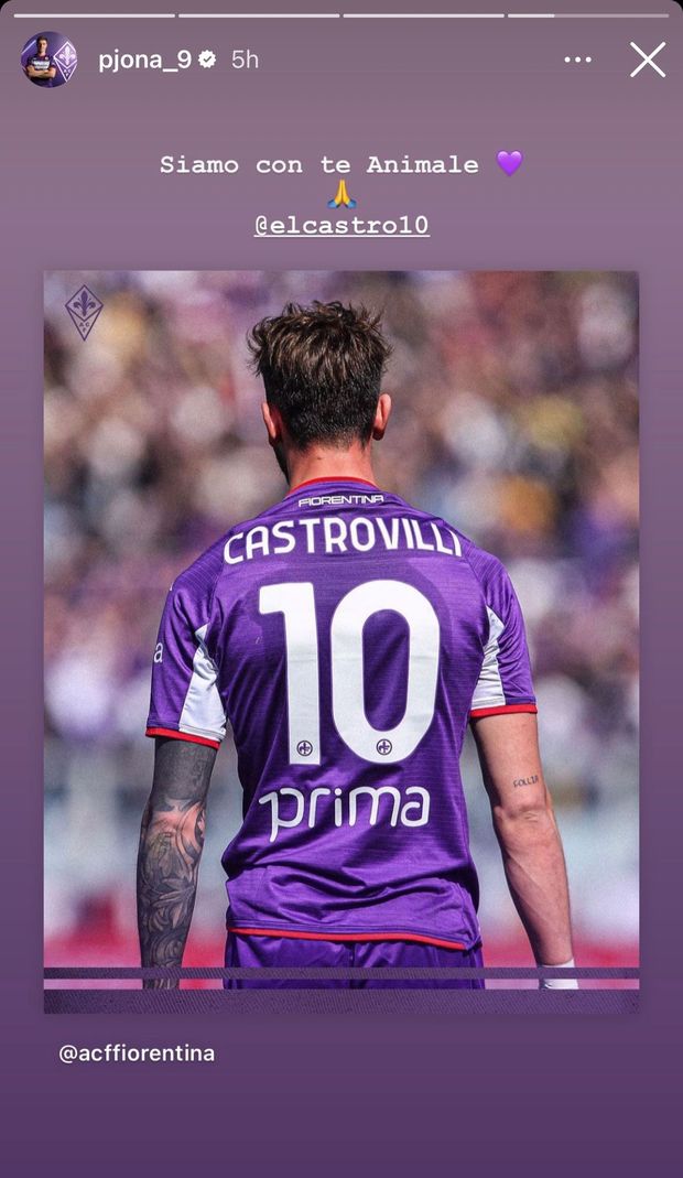 FOTO – Tutti i messaggi di conforto per Castrovilli: da Igor a Piatek- immagine 5